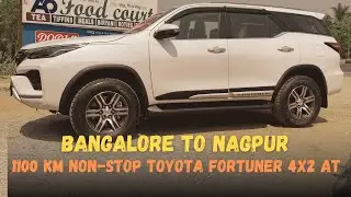 Road Trip 2025 with Toyota Fortuner | Bengaluru to Nagpur via Hyderabad | Passenger POV