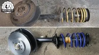 BMW E30 Front Struts Restoration | BMW E30 325i Sport Restoration S1 E1
