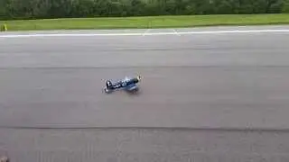 Hobbyzone F4u Corsair S Maiden Flight hard landing