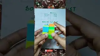 Solve Rubik's Cube in Just 2 Moves (NOT 🚫 FAKE) #shorts #viral