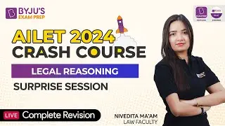 100 Most Expected Legal Reasoning Questions | Revision Class | AILET Crash Course
