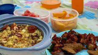ബീച്ചിൽ ഒരു നോമ്പുതുറ 😎Chemmeen biriyani recipe 😍 Eid special