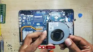 HP 15 ay002nx CPU cooling fan Cleaning | Ram, Harddisk, keyboard disconnection
