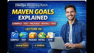 06- Maven Goals Explained | Compile, Test, Package, Install, Site | DevOps Mastering Batch