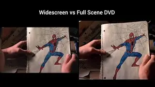 Spider-Man Widescreen vs Fullscreen DVD making suit
