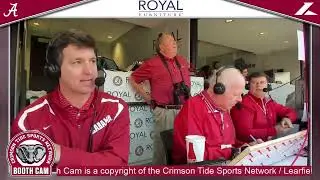 Alabama vs. Arkansas Booth Cam Highlights (2023)