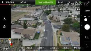 Phantom 3 4k Live Feed - Almost Get Busted