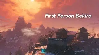Sekiro in first person is intense