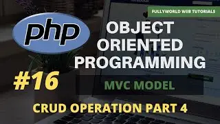 #16 Simple CRUD Operation Using PDO and OOP PHP | Part 4:- Delete Operation
