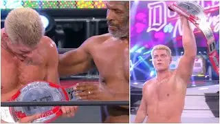 AEW Fight for the Fallen 2020 Cody vs Sonny Kiss AEW TNT Championship
