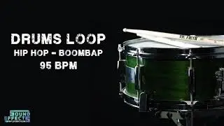 FREE DRUMS LOOP - Hip Hop / Boom Bap - 95 BPM 🥁