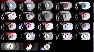 All 23 James Bond gun barrels in one shot