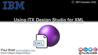 Using ITX Design Studio for XML