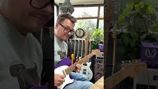 Saturday noodles in E on the awesome @sethbaccusguitars Shoreline T. Yum yum.