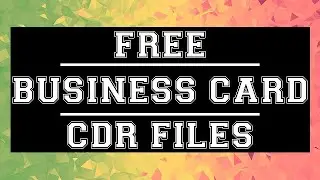 File-12_Free Visiting Card CDR File Package | CorelDRAW | Free CDR Designs | Variety Videos