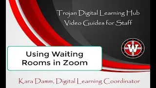 Using Waiting Rooms in Zoom
