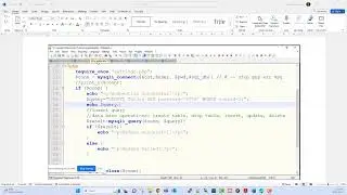 PHP and MySQL 2 – Database Operations Update