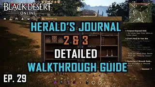 BDO Console - Herald's Journal Book 2 & 3 WALKTHROUGH