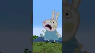 Screaming Peppa Pig Characters (in Minecraft)