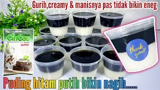 JARANG ADA YANG BIKIN PADAHAL SEKALI COBA PASTI BAKAL BIKIN LAGI || IDE JUALAN PUDING HITAM PUTIH