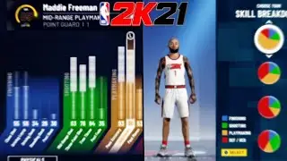 MY NEW MID-RANGE PLAYMAKER // Pure Yellow Pie Chart // NBA 2K21