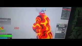 grinding in Blox fruits in frozen village part 1