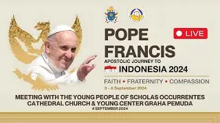 MEETING WITH The Young People of Scholas Occurrentes Cathedral Church & Young Center Graha Pemuda