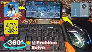 PUBG LITE Mouse 360° Rotating Problem Solve In ODO Gamepad Mapper App Full Video 2022