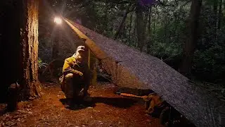 Wild camping with a basic set up.