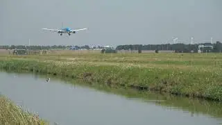Incredible Landing of KLM Boeing 777 from Guayaquil | Amsterdam Schiphol Airport