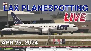 🔴 LIVE LOS ANGELES - LOT POLISH AIRLINES RETURNS TO LAX