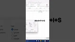 #excel #serial Number Shortcut #excelhurdles #advance #excelhacks #shorts #learn #exceltutoring
