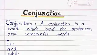 Conjunction: Examples of Conjunction