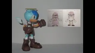 OC of Knuckles' Grandpa for Clown Cable
