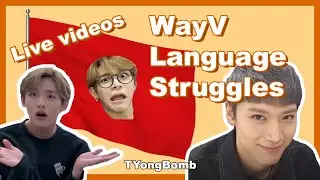 WayV language struggles 2020 live videos