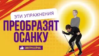 Упражнения для красивой осанки и здоровой спины.