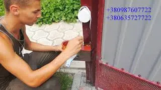 установка (монтаж) ротелли МТ404 открытие на наружу