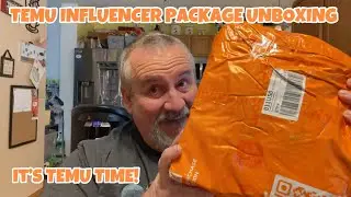 TEMU Influencer Program Package Unboxing Video