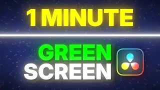 Remove Green Screen FAST in DaVinci Resolve (1-Minute Delta Keyer Tutorial)
