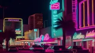 Vegas Night Drive 80s - Synthwave | Vaporwave | Retrowave [SUPERWAVE]