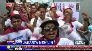 Sandiaga Ikut Berjoget dengan Warga Pondok Bambu