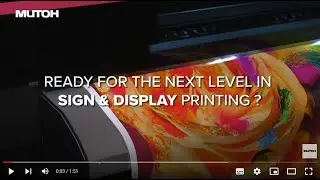 Mutoh XpertJet 1682SR Pro Sign & Display Printer featuring new generation hazard-free MS51 inks