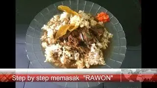 Resep Rawon mantappp ala Dapur mamaku
