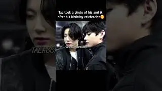 Remember when mc asked jk to upload selca on Weverse but instead of JK, tae uploaded it#taekook