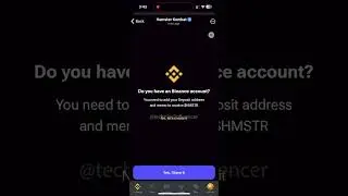 Hamster Kombat Connect to Binance Airdrop (Processing issue resolved)