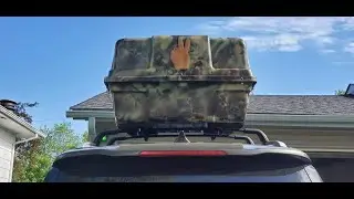 DIY Camo Paint Job On Car Top Carrier