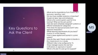 Oracle Time and Labor - Basic 1