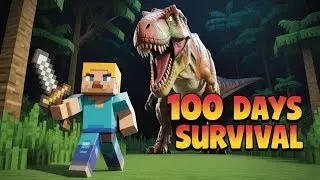 100 DAYS IN JURASSIC MINECRAFT. SEIGING A CASTLE PT7