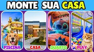 🏡 MONTE SUA CASA DOS SONHOS 🐶 ✨#quiz #montesuacasa