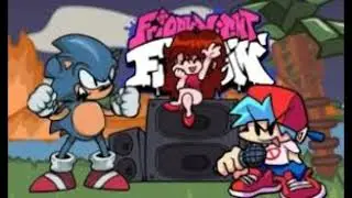 Fnf Sonic extra life music - Revival